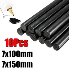 10pcs Black Hot Melt Glue Sticks Car Dent Repair Paintless Adhesive Tools - NEW