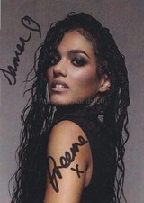 Freema Agyeman Hand Signed Photo Autograph  Dr Who  Martha Jones