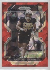 2021 Panini Prizm Rookie Red Ice Prizm Payton Turner #379 0i76