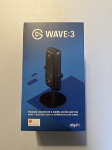 Nouvelle vague d'Elgato:3 USB Microphone Condenseur – Sceau d'usine - Vague 3