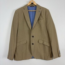 El Ganso Subalpino BIELLA Beige Sz 52 US 42 Blazer Unstructured Cotton Preppy