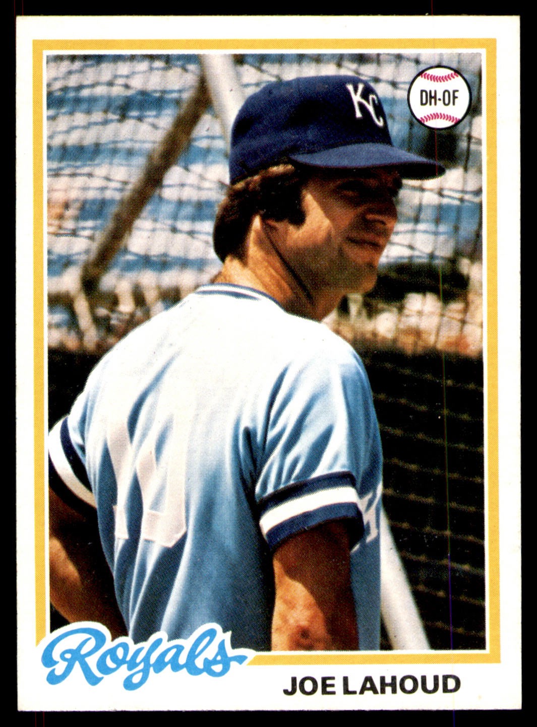 1978 Topps #382 Joe Lahoud Kansas City Royals Card