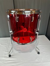 Red Seamless Acrylic 14"x14" - Floor Tom Drum - JB-RA14-14FT