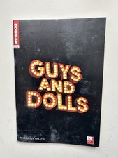 GUYS AND DOLLS the musical  Theatre  Programme london EWAN MCGREGOR