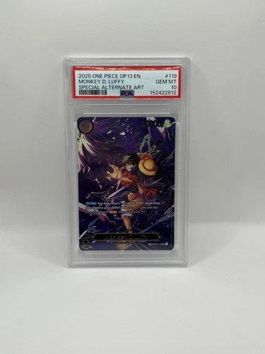 One Piece Monkey D. Luffy - OP09-119 SP OP13 Carrying On His Will PSA 10 ENGLISH