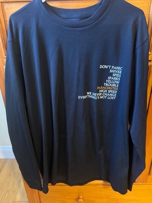 Coldplay Parachutes Long Sleeved Shirt Men's Size 2XL