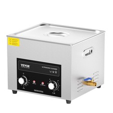 15L Ultrasonic Cleaner with Heater Timer  Basket, Professional Digital Sonic Ca