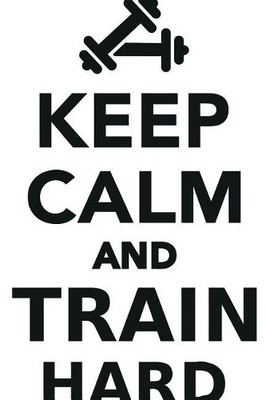 Keep Calm Train Hard Workbook of Affirmations Keep Calm Train... - 9781526960320