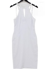 Versace Bodycon Midi Dress in White