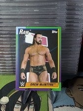 2021 Topps Heritage WWE DREW MCINTYRE GREEN /...