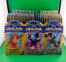 Disney Lorcana Into The INKLANDS 80 Sealed Blister Packs of 12 Cards Each