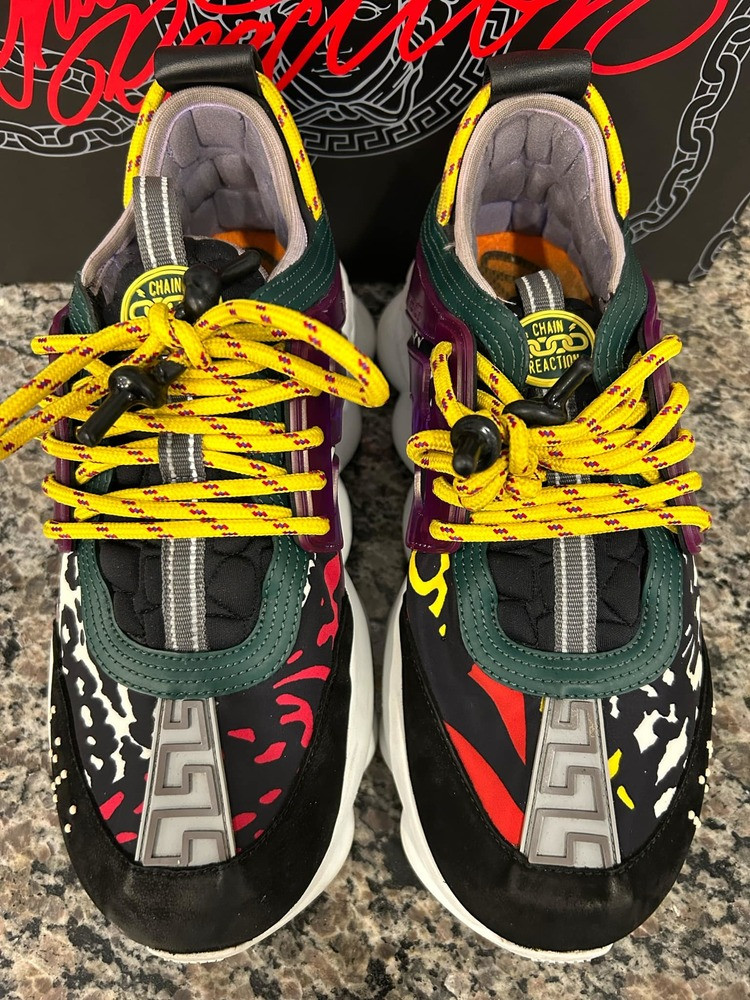 Versace Chain Reaction Women's Sneakers Size 40 EU SPB-SAL (345340