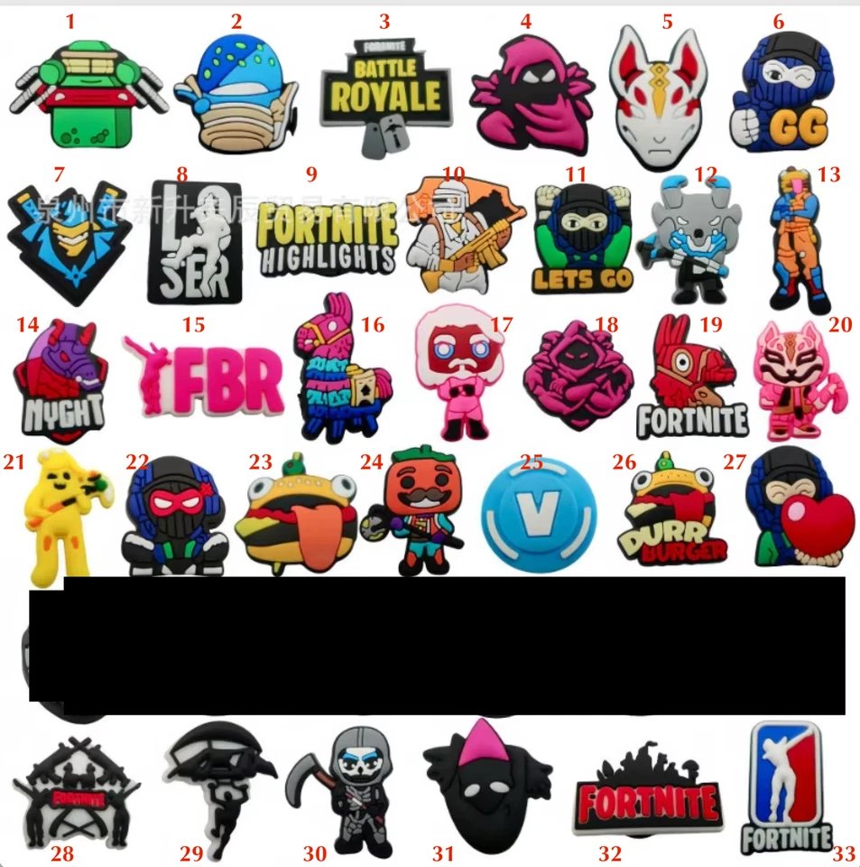 Gamers Shoe Charms for Crocs Clogs PVC Waterproof 1 POSTAGE COST