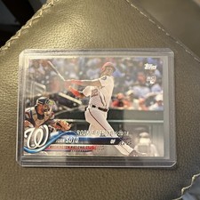 Juan Soto RC 2018 Topps Update Rookie Debut #US104 Nationals Yankees Mets