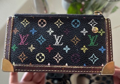 Louis Vuitton x Murakami Monogram Multicolore Pochette Cles Vintage Etuis