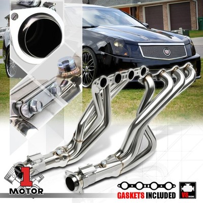 SS Long Tube Exhaust Header Manifold for 04-07 Cadillac CTS 5.7/6.0 V8 First Gen