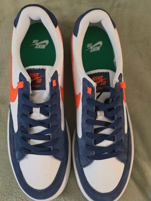 Nike Sb Adversary Premium White Navy Safety Orange  New In Box Size 11