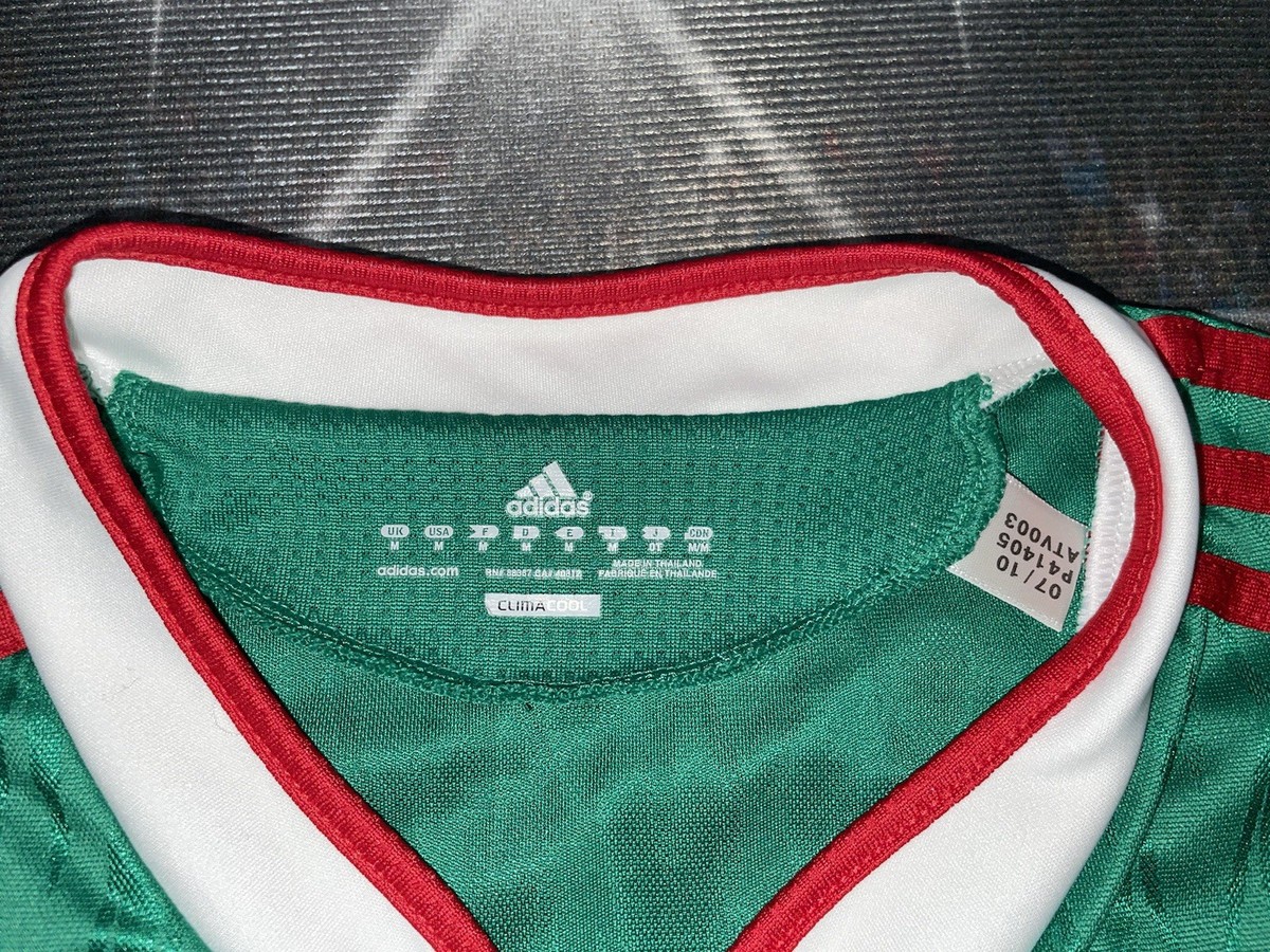 Mexico National Soccer Team 2010 Adidas Jersey Sz Medium Preowned