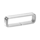 Metal Watch Band Loops 20mm Stainless Steel Watch Band Keeper Silver