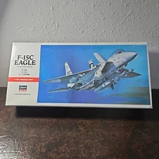 Hasegawa C6 F-15C Eagle 1/72 Hobby Plastic Model Kit Unpunched-Open Box