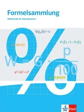 Formelsammlung Mathematik für Sekundarstufe I. Klasse 5 - 10. Ausgabe Baden-W...