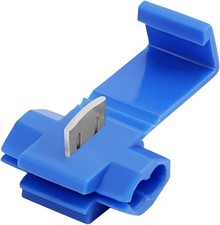 Solderless Quick Splice Snap Wire Connectors 18 14 AWG Blue Color: Blue-200pcs