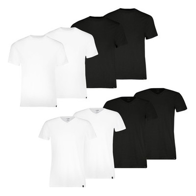 2er 4er Pack PUMA Herren Shirts C-Neck V-Neck T-Shirts Pure Cotton Regular Fit