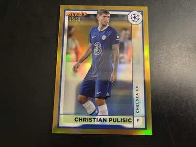 2022-23 Topps Merlin Gold Refractor #37 Christian Pulisic /50 Christian Pulisic