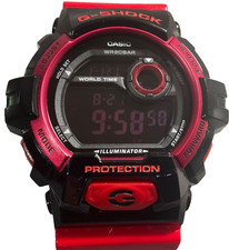 CASIO G-SHOCK G-8900SC [3285] Mens 52mm Watch Red-Black NEW BATTERY