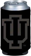 Indiana Hoosiers 2-Pack Black Tonal CAN Beverage Insulator Neoprene Holder...