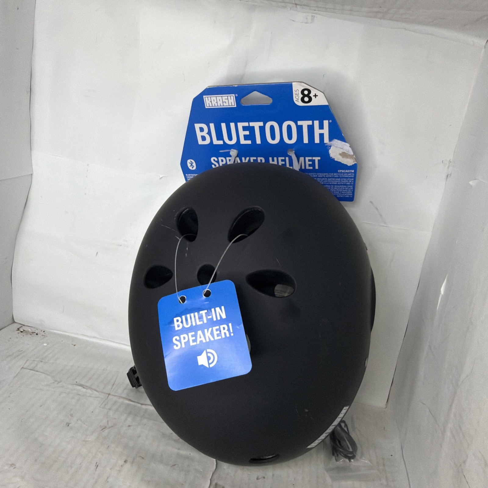 Krash 8+ 54-58cm Bike and Skate Helmet Bluetooth Speaker Mul