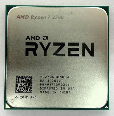 AMD RYZEN 7 2700 YD2700BBM88AF 8-Core 3.2GHz Socket AM4 CPU Processor