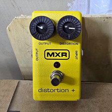 MXR Distortion+ Distortion Guitar Effects Pedal Yellow for Electric Guitar