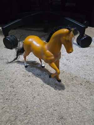 Vintage 1988 H G Toys Tan Brown Horse 7x7 Inches