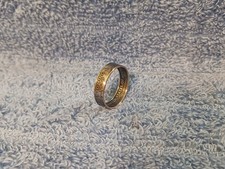 Wyoming state Washington Quarters, coin ring, size 10 2007