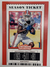 2019 Panini Contenders Draft Picks Antonio Callaway #10 Gators