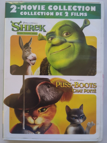 2-Movie Collection: Shrek/Puss in Boots (DVD, 2018) - Picture 1 of 3