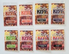 1995 1996 Kiss Convention Pass Card Relic Lot