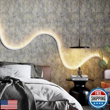 JiffDiff Vintage Metallic Peel and Stick Wallpaper Self Adhesive Industrial M