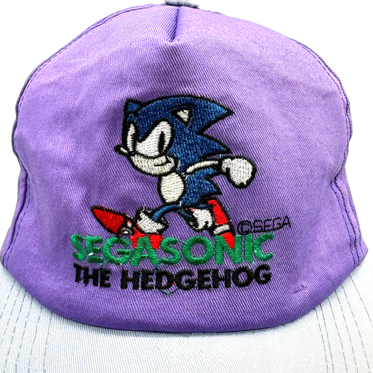 Sega Sonic The Hedgehog Hat Purple 1994 Vintage Japanese Import | eBay