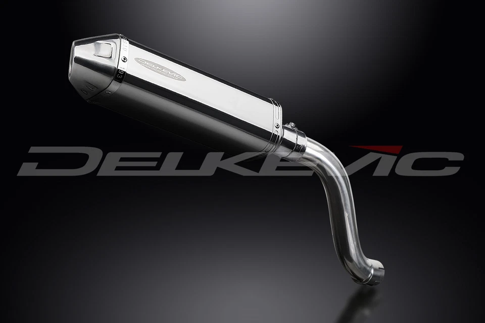 Suzuki SV650 98-02 High Mount Slip On 13" Tri-Oval Stainless Exhaust Muffler Kit - Image 2 of 4