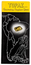 1940s Topaz Brazilian Gems Schmidt Co New York World Jewelry Vintage Bochure