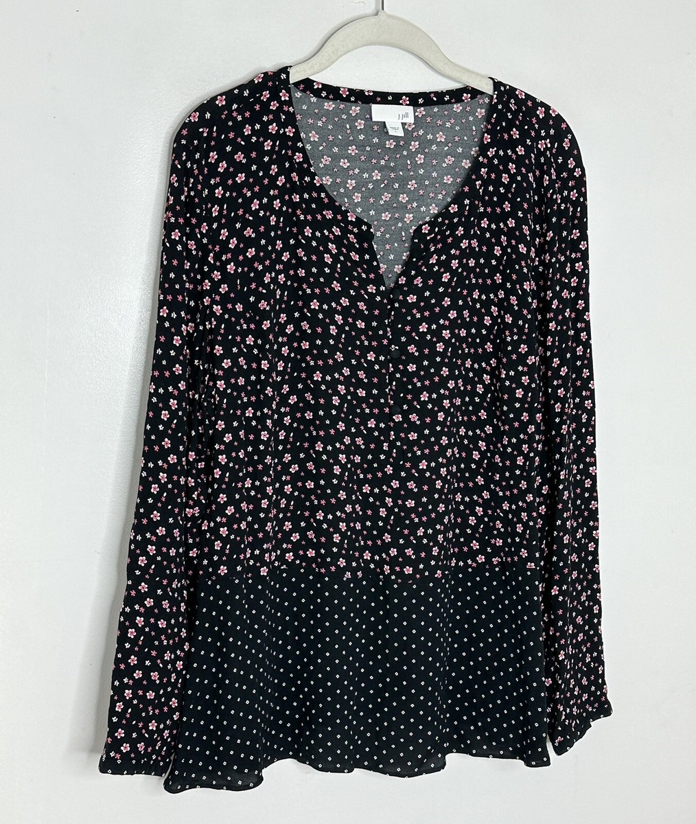 【美品】yilon Joli flower blouse black Now You Know Black Floral Top – Shop the Mint