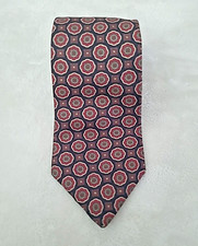 Vintage GANT 100% Silk Men's Necktie Geometric Classic Length Made in USA Luxury