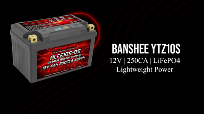 バンビー/フェアリー YTZ10S Lifepo4 Battery Compatible w/ Kawasaki ZX1000 Ninja ZX-10R