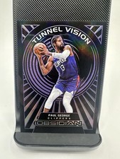 Paul George 2021-22 Obsidian Tunnel Vision Purple Etch /75 Los Angeles Clippers