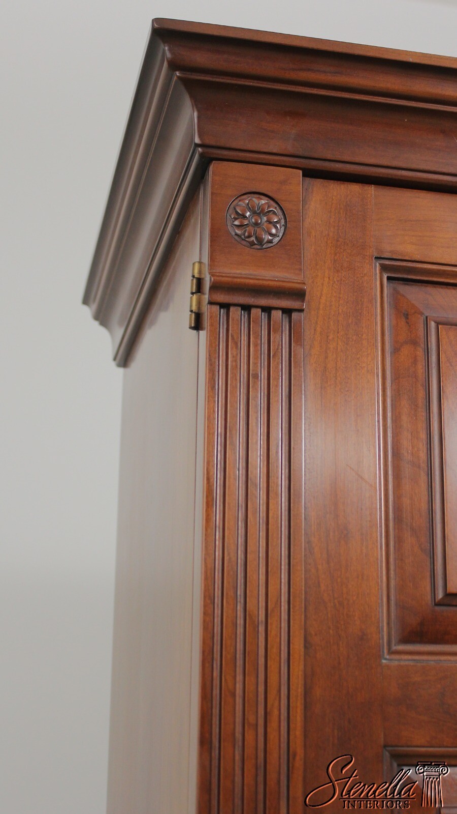 55735EC STATTON Cherry Queen Anne Bedroom Armoire eBay