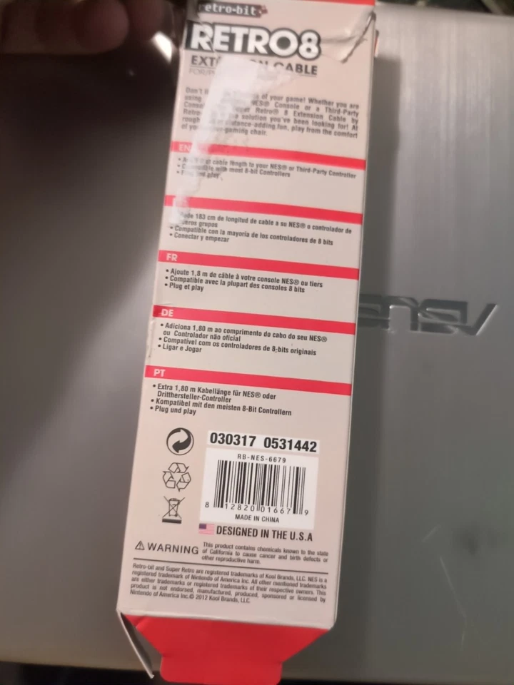 Retro-bit NES Controller Extension Cord - Image 2 of 2