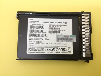 P18432-B21 HPE 480GB SATA 6G MIXED USE SFF SC MV SSD P18477-001