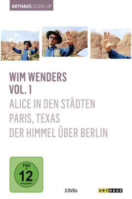 WIM WENDERS VOL.1/ARTHAUS CLOSE-UP - GANZ,BRUNO/SANDER,OTTO  3 DVD NEU